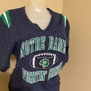 V neck Notre Dame shirt